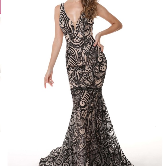 Ava Presley Dresses & Skirts - Ava Presley beaded prom dress